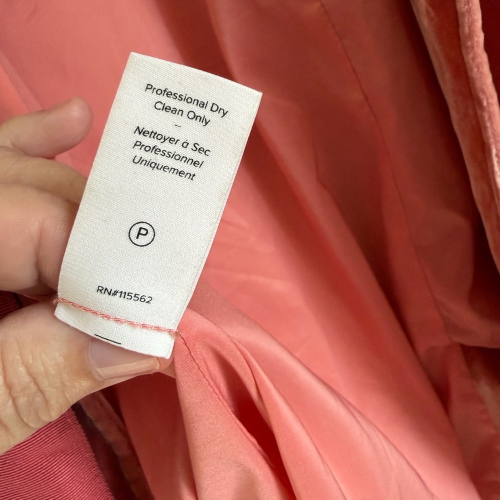 Cinq à Sept Coral Velvet Utility Jacket - Picture 9 of 9